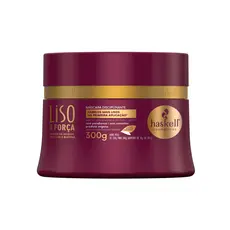 Máscara Liso com Força 300ml Haskell | Cabelos alinhados, hidratados e livres do frizz 