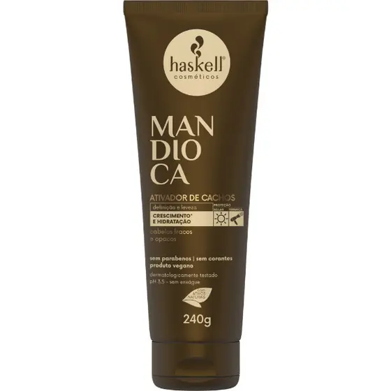 Ativador de Cachos Mandioca 240ml | Definição, Hidratação e Proteção Térmica