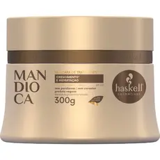 Máscara Mandioca 300gr Haskell | Hidratação Profunda e Fortalecimento para Cabelos Fracos e Opacos