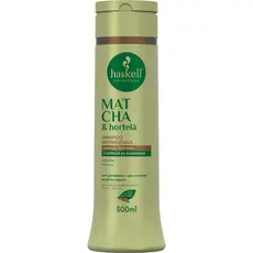 Shampoo Antirresíduos Matcha & Hortelã 300ml Haskell | Limpeza profunda e combate à oleosidade para cabelos oleosos
