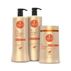 Kit Haskell Tutano Vegetal 3 Peças - Nutrição Profunda para Cabelos Frágeis e Ressecados