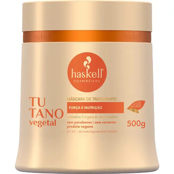 Máscara Tutano 500gr Haskell | Nutrição e Hidratação para Cabelos Frágeis e Ressecados