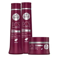 Kit Haskell Pós Progressiva 3 Itens | Para Cabelos Alisados