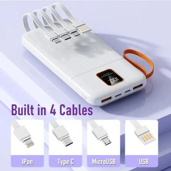 Power Bank 10.000mAh | Compacto e Completo