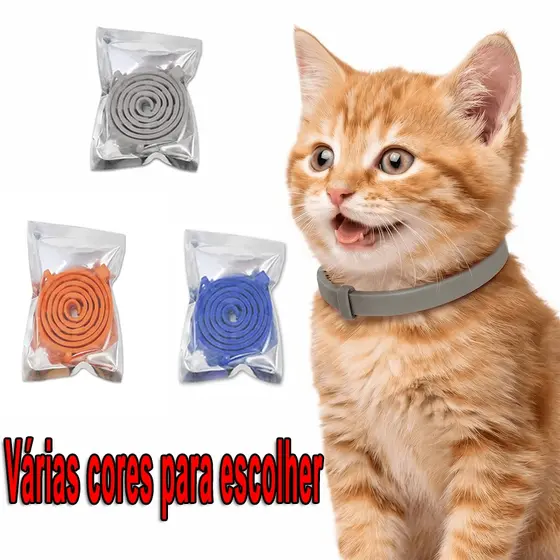 Coleira De Feromônio Calmante Para Animais De Estimação , Relaxamento Anti-Ansiedade À Prova D'água Cães E Gatos , Alívi