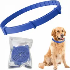 1 Pacote De Coleira De Silicone Para Prevenção De Pulgas E Carrapatos Cães Gatos