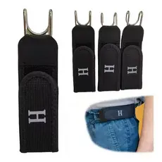 Fivelas Elásticas Lado Do Cinto Para Homens E Mulheres , Calças Jeans Ajustáveis , Fivela De Suspensão De Ferramenta