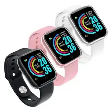 Relógio Inteligente D20/Y68 Plus - Smartwatch Compatível com Android e iOS: Monitoramento e Notificações Instantâneas