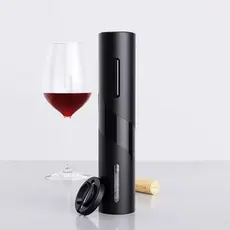 Abridor Automático de Rolhas Elétrico - Usa Pilhas AA Comuns, Design Ergonômico, Perfeito para Presente ou Uso Diário