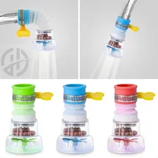 KIT 3 Torneira Bico Extensor Flexível De Pia Adaptador Chuveirinho 360º Chuveirinho Economiza Agua