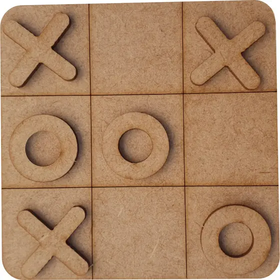 10 Jogos Da Velha Mdf 10cm Brinquedo Presente Lembrança Kit