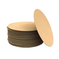 kit 10 Sousplat Soupla Suplat Para Mesa Posta Jogo Americano 25cm - Mdf 3mm - Bolacha