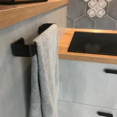 Suporte Porta Toalha De Rosto Acrílico Moderno Organizador Cozinha Banheiro Lavabo Decoração Luxo