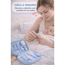 Kit Cuidados e Higiene Para Bebês 06 Peças Sortido