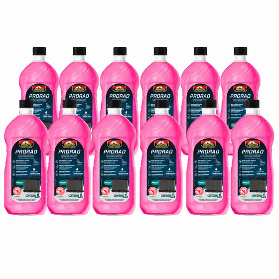 Kit 12 Aditivos para Radiador Prorad Proauto 1L - Pronto Uso