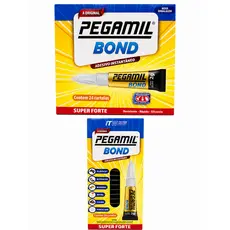 Cola Instantânea Super Forte Pegamil Bond 2g Caixa com 24 cartelas