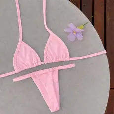 Biquini top cortinhinha marquinha fita bronze verão moda praia
