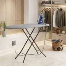 Tábua de Passar Roupa Dobrável com Suporte para Ferro | Estrutura Compacta