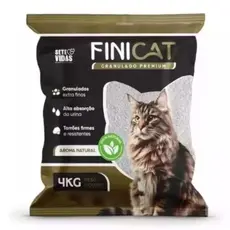 Kit 5un. Areia Sanitária Higiênica Para Gatos Anti Odor FiniCat 20kg Total