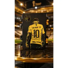 Caixa Porta Figurinhas Neymar Jr 500 Figurinhas Organizador Premium Futebol Copa 3D Colecionador