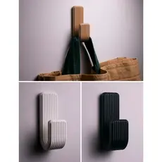 Kit 3 Ganchos Toalheiro de Parede Cabide Moderno Minimalista para Banheiro