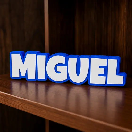 Nome Personalizado em 3D – Escolha o Seu Placa Decorativa para Quartos, Festas e Presentes
