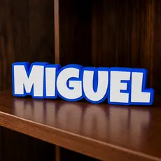 Nome Personalizado em 3D – Escolha o Seu Placa Decorativa para Quartos, Festas e Presentes