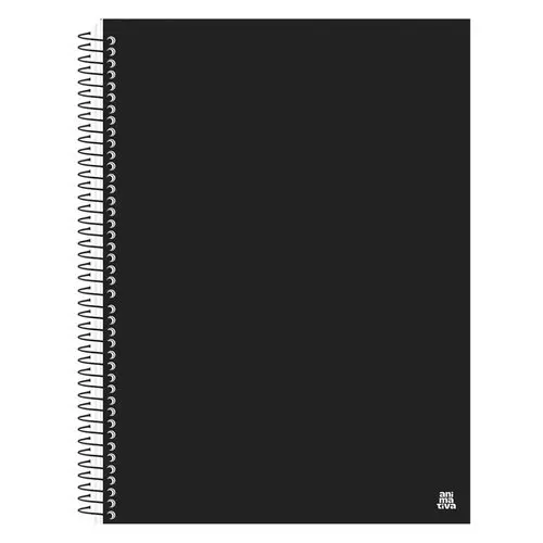 Caderno Universitário Kbum Preto 10 Matérias – 140 folhas