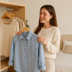 Kit 3 Cabides em Madeira Verniz Reforçado Organização para Quarto e Guarda Roupa Closet