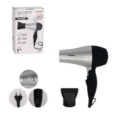Secador de Cabelo Portátil 1200W Bivolt - Cinza