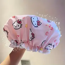 Touca De Banho Feminina Sanrio Hello Kitty Fofa De Desenho Animado , De Camada Dupla Espessada De Alta Qualidade E À Pro
