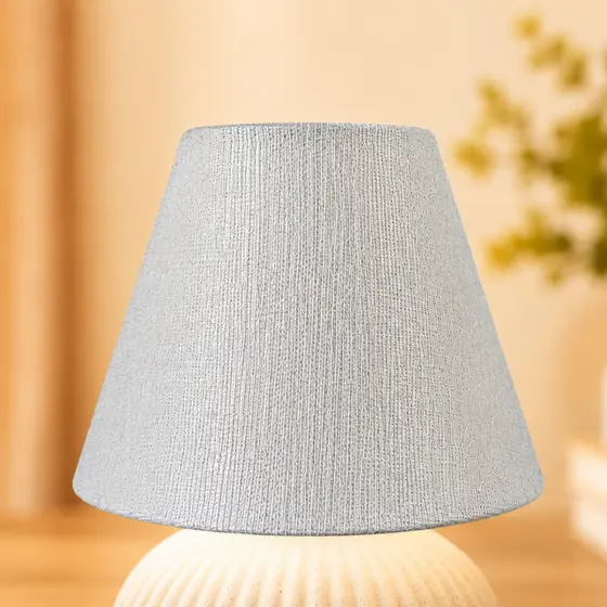Cúpula Cone 8x16x13 Para Arandela Abajur Luminária de Mesa Para Soquete Nacional Tecido Artesanal Clássica e Moderno