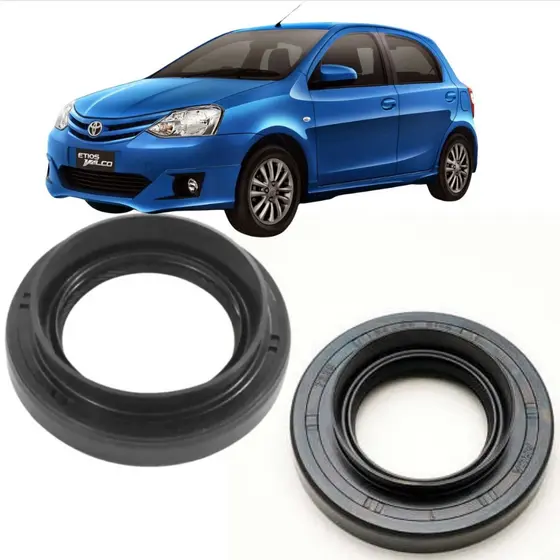 Par Retentor Semi Eixo Lateral do Câmbio Manual Toyota Etios Direito e Esquerdo 2012 a 2016