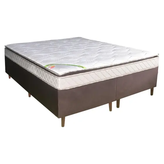 Colchão King D45 Alfa + Base 193X203X62