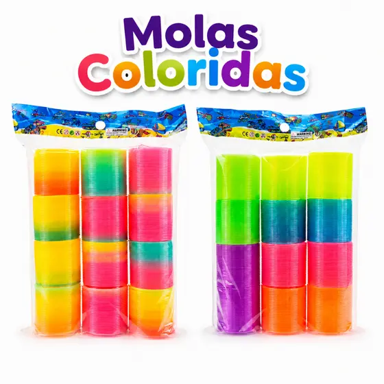 Kit com 24 Mini Molas Malucas - Dois pacotes