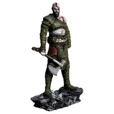 Boneco Kratos God of War Ragnarok Resina Premium Action Figure Estátua Colecionável 24cm