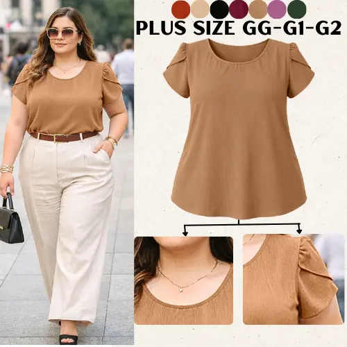 BLUSA PLUS SIZE FEMININA GRANDE ESTILOSA LUXO BLUSAS FEMININAS ELEGANTES FRESQUINHA CONFORTAVEL BLUSINHA FEMININO SOCIAL