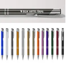 5/10/15/20/25/30 Caneta Metal Premium Personalizada com sua logomarca nome formatura escritório