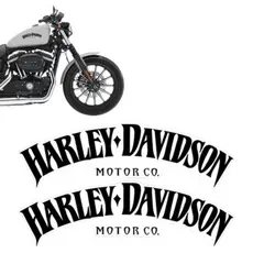 Adesivo Tanque ou Capacete Harley Davidison Motor Co DTF UV Alto Relevo