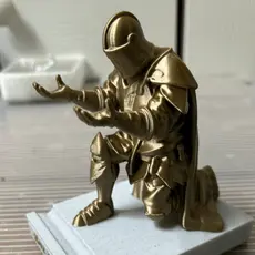 Porta-Canetas Cavaleiro Medieval Impresso em 3D Decoração Geek Premium