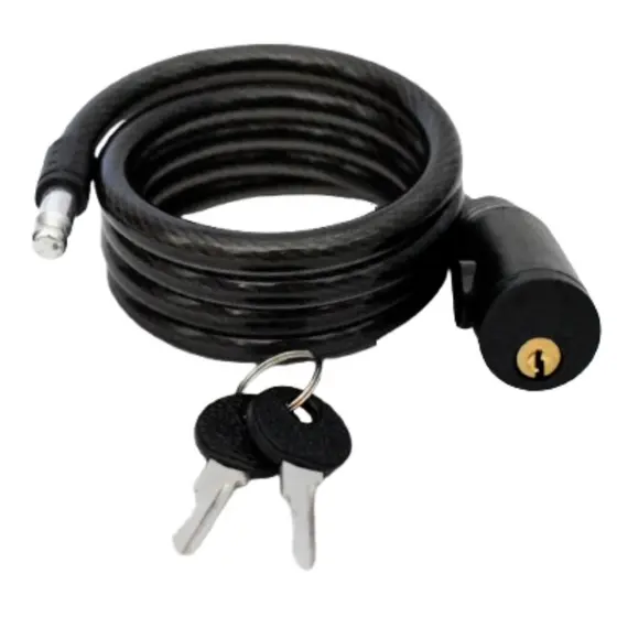 Corrente Cadeado Bicicleta 1,00m 12mm Trava Cabo de Aço de Bike Anti Roubo