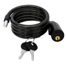 Corrente Cadeado Bicicleta 1,00m 12mm Trava Cabo de Aço de Bike Anti Roubo
