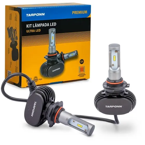 Kit Lâmpada Ultra Led Premium HB4 40w 8000lm 6000k Tarponn
