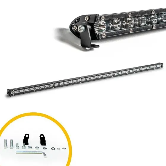 Barra De Led 97cm 36 Leds 108w 9-36v Branco Frio Tarponn