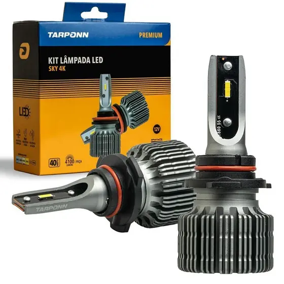 Kit Lâmpada Led Sky Hb4 40w 8200lm 4k Branco Neutro Tarponn