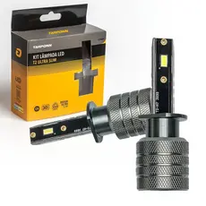 Kit Lampada Led T2 Ultra Slim H1 6000k Branco Frio Tarponn
