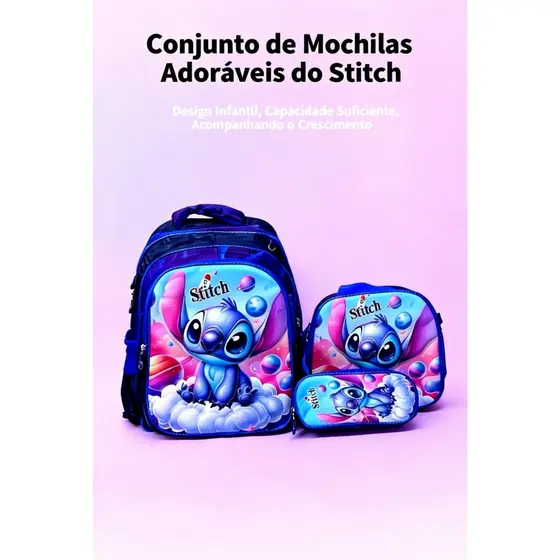 Kit Mochila masculino Escolar Infantil 3 Itens 3d Alto Relevo