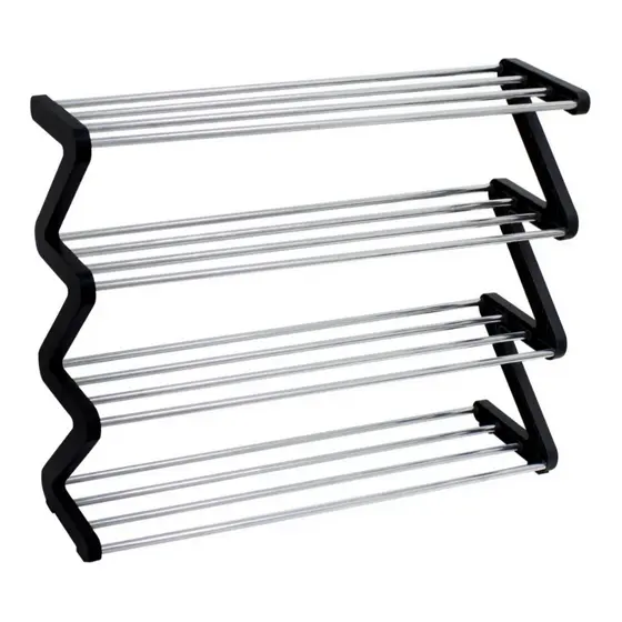Sapateira Rack Organizador Porta Sapatos Sandália Tênis Cor Preto
