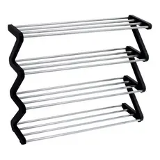 Sapateira Rack Organizador Porta Sapatos Sandália Tênis Cor Preto