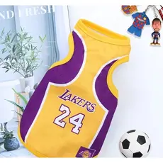 Camisa do time de futebol do cão grande adequada para 1-50KG roupas de manga curta para animais de estimação respirável